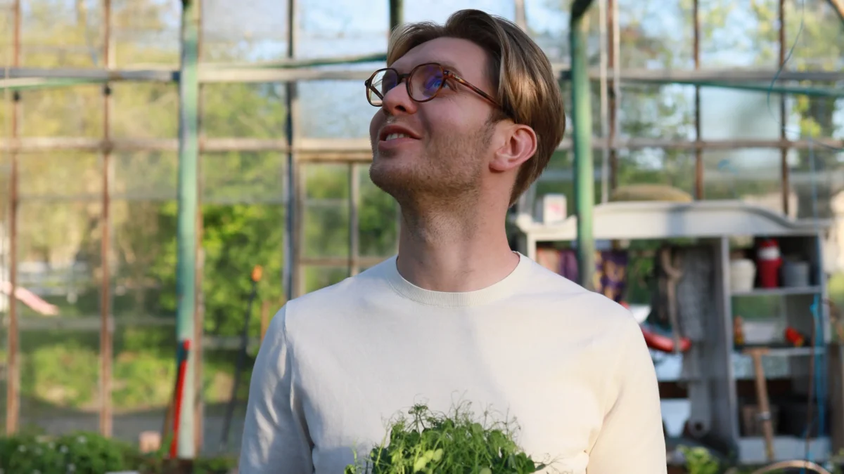 Mat avec des micro-pousses